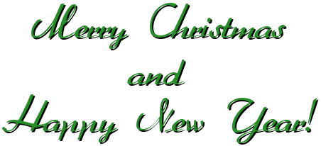 Merry Christmas and Happy New Year!